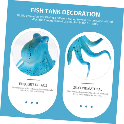 Fish Tank Landscaping Octopus Glowing Aquarium Fish Tank Decorations Octopus Aquarium Decor Fish Tank Octopus Decor Glow in The Dark Aquarium Glow...