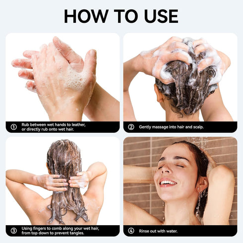 Mint Hair Shampoo Bar, Deep Cleansing for Hair & Scalp Hair Loss Shampoo Soap, Organic Shampoo Bar Oil Control, 0 Silicone Oil...