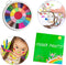 36 Colors Funny Finger Painting Kit and Book, Magic Paint Set for Kids, Non Toxic & Washable Paint Set , 9" Large Ink Pad, Watercolor Painting Boo...
