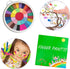 36 Colors Funny Finger Painting Kit and Book, Magic Paint Set for Kids, Non Toxic & Washable Paint Set , 9" Large Ink Pad, Watercolor Painting Boo...