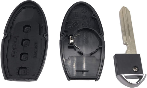 Smart Key Fob Case Shell Fit for Nissan Altima Maxima Murano Infiniti KR55WK48903 4 Buttons Replacement Keyless Entry Remote Car Key Housing Casin...