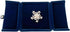 Brooch Present Box Premium Grade Navy Blue Velvet Jewelry Case Brooch Pin Badge Classic Design...