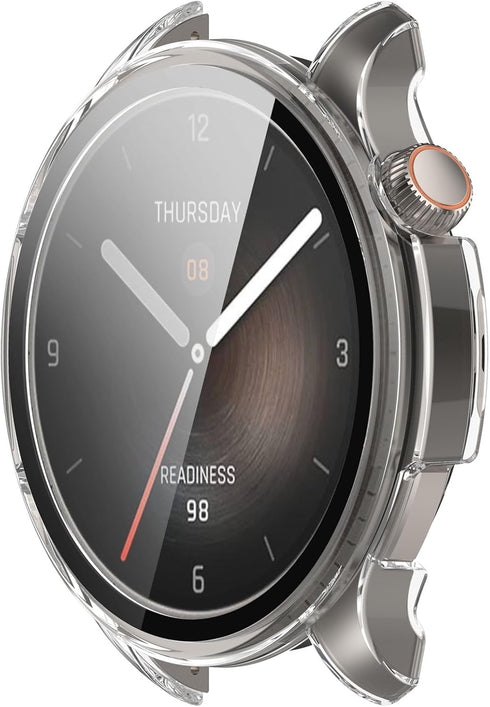 Screen Protector Compatible with Amazfit Balance 46mm Case Smartwatch Case Scratched Screen Protectors intended for Amazfit Balance A2286 (Clear)...