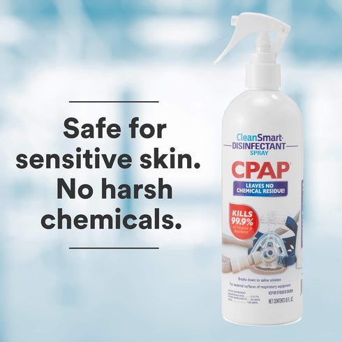 CleanSmart CPAP Disinfectant Spray To Go, Kills 99.9% of Bacteria and Viruses on CPAP Equipment, No Residue, 2 oz (Pack of 3)...