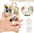 for iPhone 13 Pro Wrist Band Kickstand Cover Case Cheetah Print Ultra Slim IMD Shockproof Protection Holder Cover Case for Apple iPhone 13 Pro 6.1...