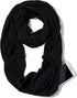 elzama Infinity Loop Solid Color Scarf With Hidden Zipper Pocket For Women - Lightweight Travel Neck Wrap...