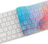 Colorful Keyboard Cover Skin for 2023 2021 Apple iMac 24 Inch Magic Keyboard M3 Chip/M1 Chip with Touch ID, Ultra Thin Keyboard Skin for 2024 2023...