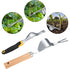 2 Pcs Hand Weeder Puller Tool, Manual Weed Puller Tool Kit, Garden Manual Weeder Removal Tools with V-Shaped Forks, for Garden Yard Lawn Farm Weed...