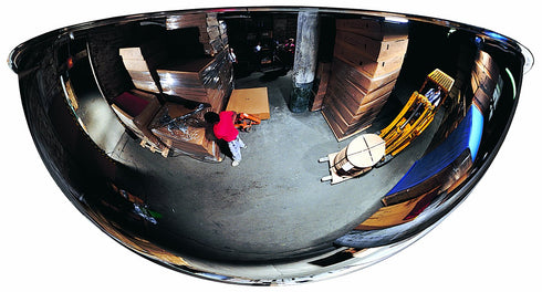 See All PV18-360 Panaramic Full Dome Plexiglas Security Mirror, 360 Degree Viewing Angle, 18" Diameter (Pack of 1)...