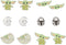 Star Wars The Mandalorian Grogu Baby Yoda 6 Pack Costume Jewelry Stud Earrings Set...