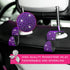 2 PCS Bling Car Seat Headrest Hooks, Crystal Rhinestone Back Seat Hanging Storage Organizer, Auto Purse Bags Hanger, Universal Vehicle Interior Ac...
