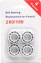 ATIE 280/180 Pool Cleaner Wheel Bearings C-60 C60 Replacement for Zodiac Polaris 180/280 Pool Cleaner Part C-60 C60 (4 Pack)...