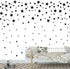 174pcs Mixed Size Star Wall Stickers Home Decor Bedroom Removable Nursery Wall Decals Kids DIY Art Decal JW343 (Black)...