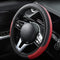 Universal 15 Inch Elastic Steering Wheel Cover - All-Season Comfort: Warm in Winter, Cool in Summer - Microfiber Breathable Ice Silk, Anti-Slip, O...