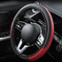 Universal 15 Inch Elastic Steering Wheel Cover - All-Season Comfort: Warm in Winter, Cool in Summer - Microfiber Breathable Ice Silk, Anti-Slip, O...