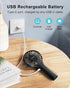 TriPole Handheld Mini Fan Battery Operated Small Personal Portable Fans Speed Adjustable USB Rechargeable Fan for Kids Girls Women Men Home Office...