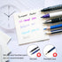 600 Sheets Transparent Sticky Notes, 3 x 3 inch Clear See Through Sticky Notes and Translucent Writable Book Tabs, Annotation kit, for Book Annota...