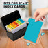 Chell 3x5 Poly Index Card Dividers, Heavyweight Index Card Guides A-Z for Flash Cards and Recipe Cards, with Alphabetical/Blank Stickers, Pack of ...
