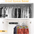Legging Organizer for Closet, Metal Yoga Pants Hanger w/Rubber Coated 2 Pack w/10 Clips Hold 20 Leggings, Hangers Space Saving Hanging Closet Orga...