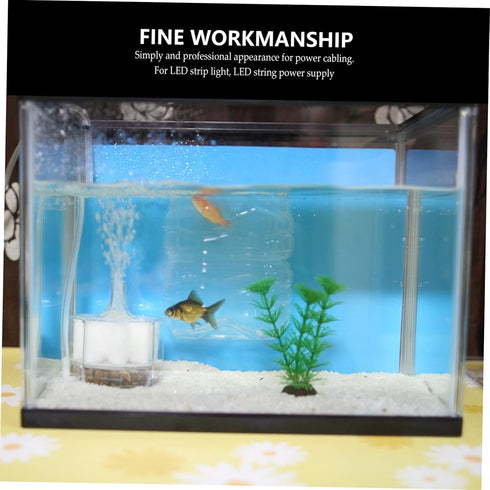 POPETPOP 2PCS Aquarium Light Power Adapter AC110- DC12V 1A, Fish Tank Light Switching Power Supply Converter, Fish Lamp Power Adapter with Indicat...