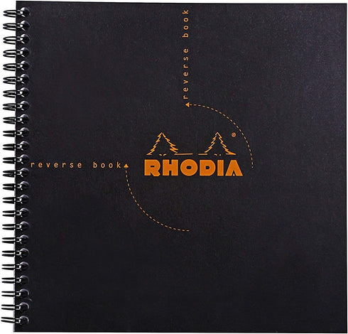 Rhodia Graph Reverse Standard Notebook, One Notebook, Black...