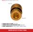 Simpson Cleaning 7110264 Water Technologies Axial Cam Pressure, Washer Pumps, Gold...