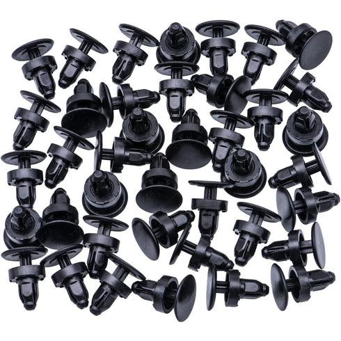 Rexka 40pcs Cowl Top Panel Retainer Clip 91508-SR3-000 for Honda Odyssey Civic CR-V Del Sol Acura Integra 91508SR3000...