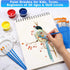 Small Paint Brushes Bulk, Anezus 50 Pcs Flat Tip Paint Brushes with Round Acrylic Paint Brushes Set Craft Brushes for Classroom Acrylic Watercolor...
