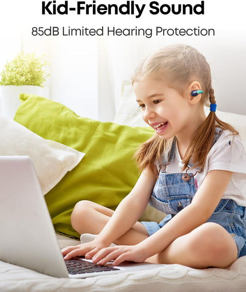Langsdom ClipBuds Kids Bluetooth 5.3 Earbuds for Kids with Mic, Clip On Open-Ear Comfort Fit Headphones, 85dB Safe Volume Limit Wireless Earphones...