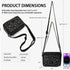 Small Crossbody Bags for Women Trendy Faux Suede Cross Body Purse and Handbags with Gultar Strap, Lightweight...