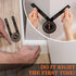 Aluminum Miter Saw Protractor - 7” Miter Saw Protractor with Precision Laser Scales for Crown Molding - Rust Proof Woodworking Cutting Guide Tool ...
