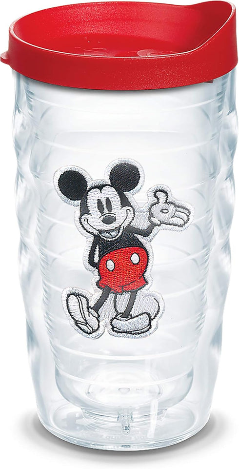Tervis Disney - Original Mickey Made in USA Double Walled Insulated Tumbler Cup Keeps Drinks Cold & Hot, 10oz Wavy, Classic...