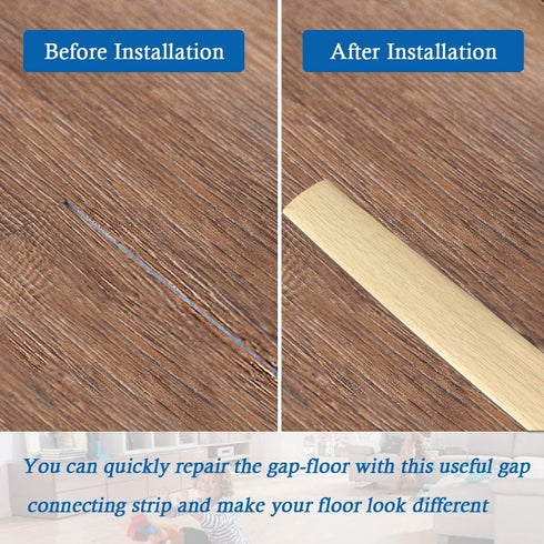 Floor Transition Strip Floor Cover Strips Self Adhesive Flooring Transitions Laminate Floor Strip 2" Wide Vinyl Floor Flat Divider Strip Elegant W...