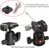 Leftfoto Adapter arca Swiss to manfrotto rc2 Converter Tripod Head Female Male Clamp Replacement for Manfrotto 484, 486, 488, 494, 496, 498, 054 B...