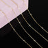 WLLHYF Gold Plated Chain 196 Inches Stainless Steel Metal Cable Link Chain Roll with 10 Lobster Clasps 30 Jump Rings Necklace Earring Bracelet Ext...