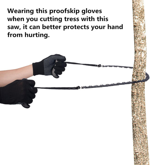 Pocket Chainsaw With Paracord Handle Survival Chain Saw Magnesium Fire Starter 20.5/32.6 Inches Garden Handle Hand Saw with Sharp Teeth Emergency ...
