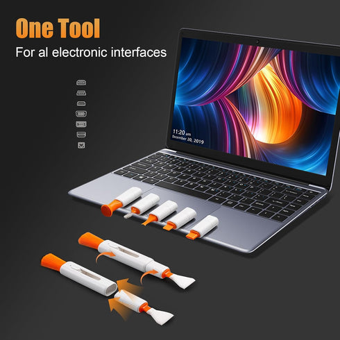 20-in-1Multi-purpose Cleaning Kit for Headphones,Mobile Fhones,Tablets,Charging Ports,Camera Lens Repair Cleaning Tool Kit,Headphones,Laptops,Mech...