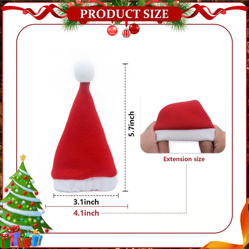 Car Decoration Interior Accessories- Christmas Santa Hat,Cute Christmas Car Decor Gear Shift Knob Cover for Manual/Automatic Shift Knob,Universal ...
