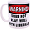 Rogue River Tactical Funny Coffee Mug Warning Does Not Play Well With Liberals Political Novelty Cup Great Gift Idea For Republicans or Conservati...