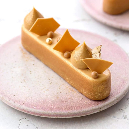 OCPO KITCHEN Eclair Silicone Mold for Baking Mousse Cake, 3D Silicone Baking Mold for Cakes French Pastry Chocolate Brownie, Cake Decoration, 3D E...