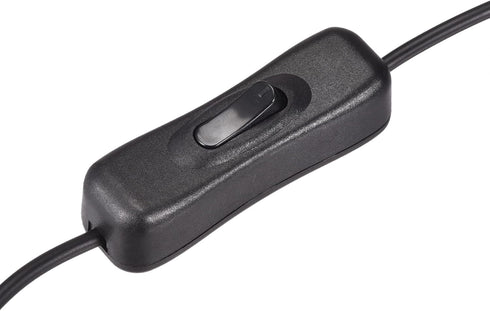 MECCANIXITY USB Cable with ON/Off Switch, USB Male to Female Extension Cord 2M Black, for LED Desk Lamp LED Strip...