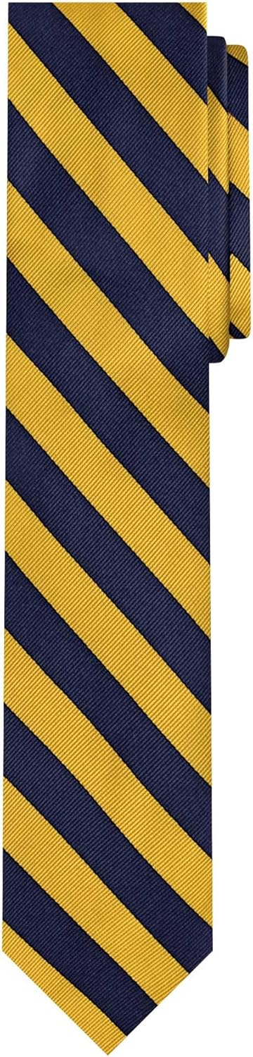 Jacob Alexander Stripe Woven Men's Slim 2.75" College Striped Tie...