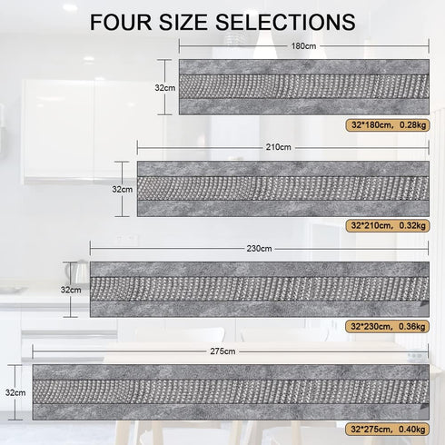 HALOVIE 13 x 82 Inch Glam Table Runner with Diamante Strip, Rectangular Dining Table Dresser Runners for Home Kitchen Party Wedding Festival Chris...