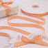 Orange Gingham Ribbon, 3/8" x 50Yards Roll Plaid Ribbon, Plaid Buffalo Ribbon for Hair Accessories, Craft and Gift Wrapping...