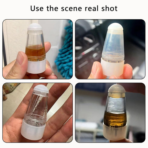 Hair Oil Applicator, Ball Root Comb Applicator Bottle Scalp Hair Growth, Scalp Oil Applicator Suitable for Various Liquids for Home and Travel(Whi...