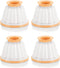 Tescoma 630590.00 Pudding Molds, Custard Mould, Set of 4 Cups with Lid...