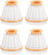 Tescoma 630590.00 Pudding Molds, Custard Mould, Set of 4 Cups with Lid...