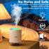 Besky Rechargeable Small Humidifier, Mini Portable Cool Mist Humidifier 2 Modes with 7 Color Light Desktop Humidifier for Baby Bedroom, Office, Nu...
