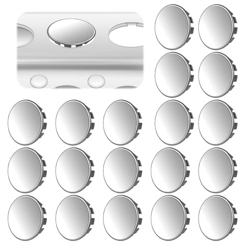 20pcs Seal Electrical Box Knockout, Removable Electrical Box Knockout Round Electrical Panel Knockout Plugs Stainless Steel Knockout Seal for Cond...