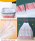 75 Count Small Drawstring Trash Bags 4 Gallon Faint Scented White Mini Garbage Bags Trash Can Liners for Bathroom Kitchen Bedroom Office (75)...